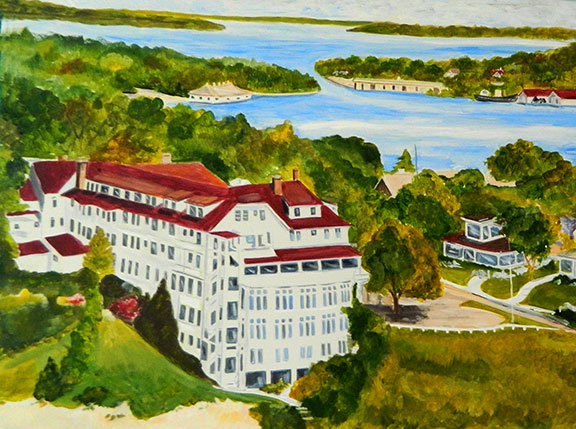 The Beach Hotel of Charlevoix by Linda Boss