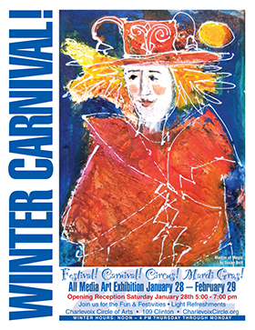 Charlevoix Circle of Arts Poster by Linda Boss