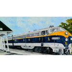 C&O Train at the Charlevoix Depot Magnet by Linda Boss