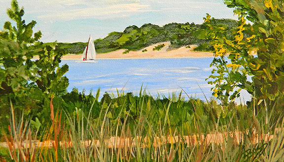 The Dunes at Mt McSauba by Linda Boss