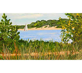 The Dunes at Mt McSauba by Linda Boss