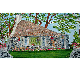 Earl Young's "Hobbit House" the Half House on Park Ave Magnet