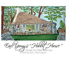 Earl Young's Hobbit House-The Half House on Park Avenue Charlevoix