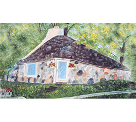 Earl Young's Famous "Half House" - Magnet