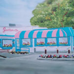 Juilleret's Restaurant of Charlevoix Magnet by Linda Boss Fine Art (Retired)
