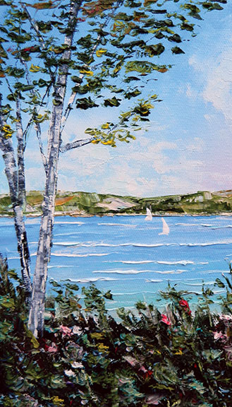 Lake Michigan Summer Garden