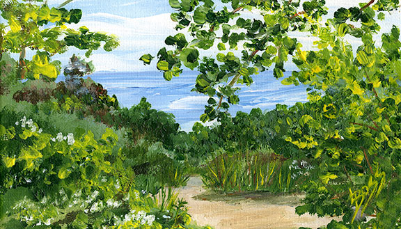 Path to the Beach - Norwood<br/>Magnet - Image 2