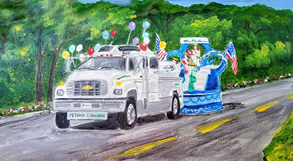 The Petunia Truck of Charlevoix