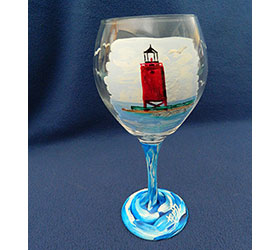The Charlevoix Lighthouse "I" Like it Red