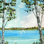 Summer Up North Magnet by Linda Boss