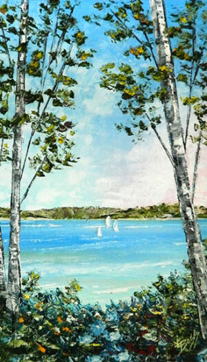 Summer Up North Magnet by Linda Boss
