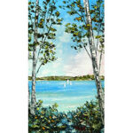 Summer Up North Magnet by Linda Boss