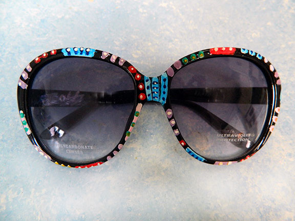 Hand Painted Sunglasses #7
