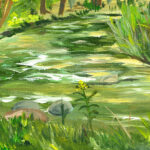 The River's Bend - Painting by Linda Boss